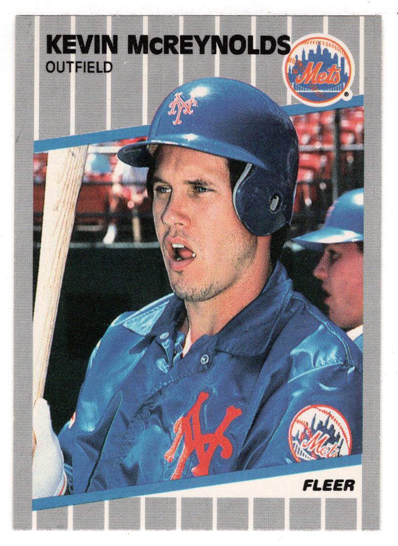 Kevin McReynolds - New York Mets (MLB Baseball Card) 1989 Fleer # 44 Mint