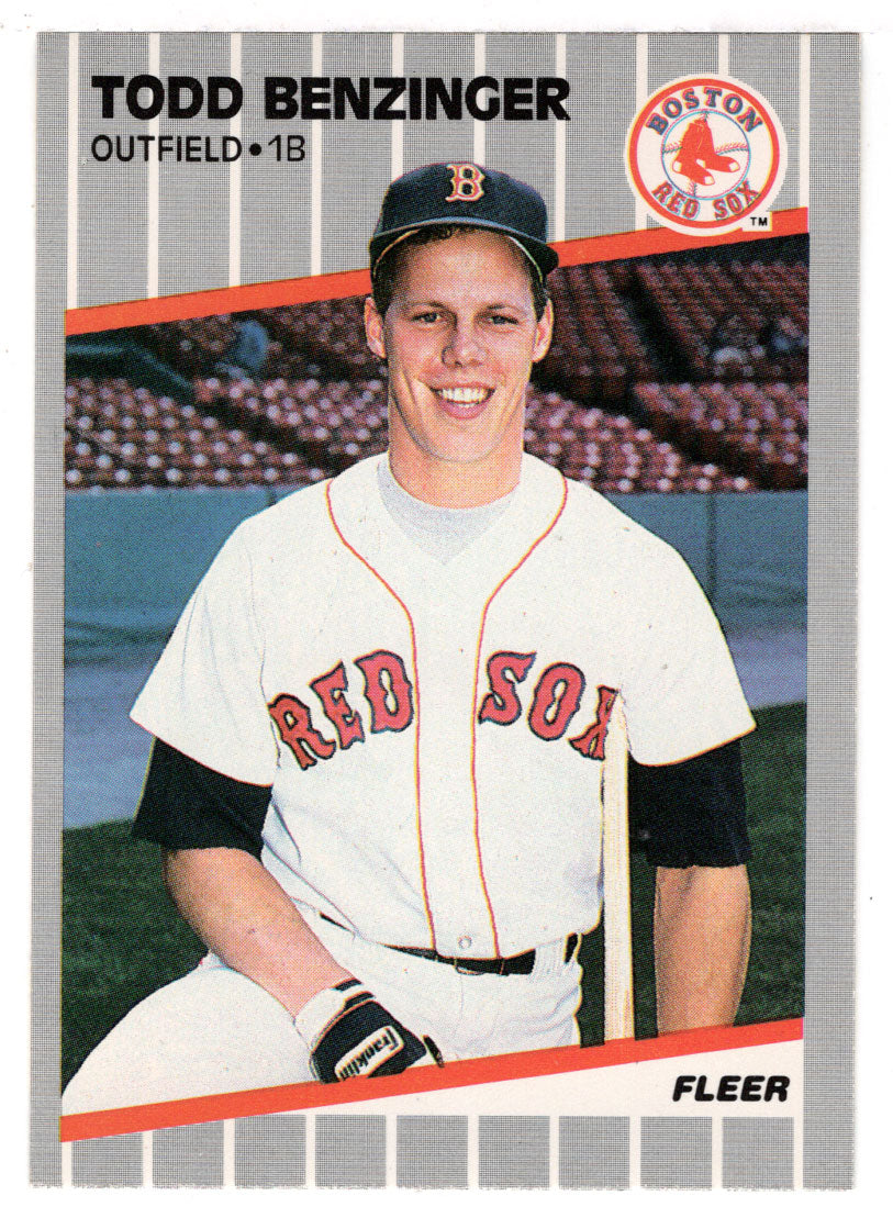 Todd Benzinger - Boston Red Sox (MLB Baseball Card) 1989 Fleer # 79 Mint