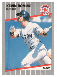 Kevin Romine - Boston Red Sox (MLB Baseball Card) 1989 Fleer # 98 Mint