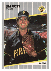 Jim Gott - Pittsburgh Pirates (MLB Baseball Card) 1989 Fleer # 210 Mint