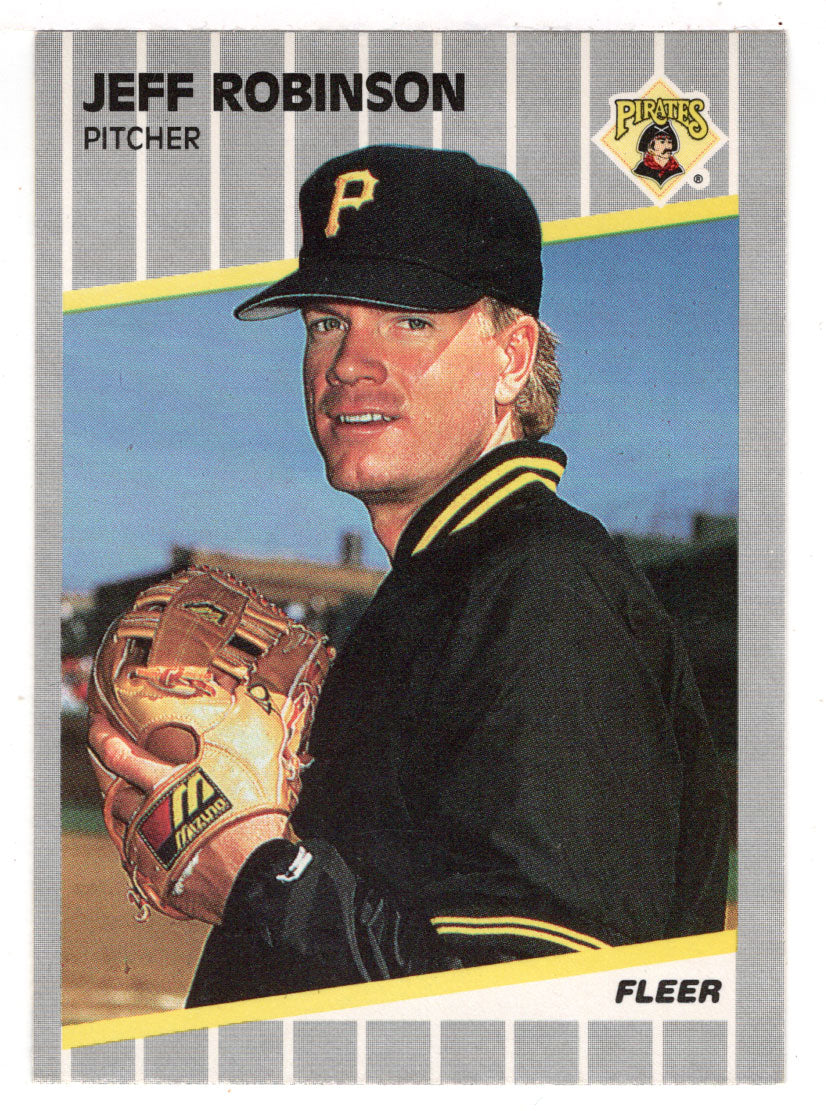 Jeff D. Robinson - Pittsburgh Pirates (MLB Baseball Card) 1989 Fleer # 220 Mint