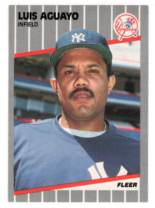 Luis Aguayo - New York Yankees (MLB Baseball Card) 1989 Fleer # 249 Mint