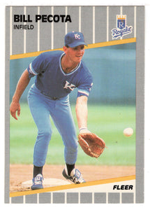 Bill Pecota - Kansas City Royals (MLB Baseball Card) 1989 Fleer # 289 Mint