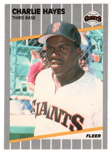 Charlie Hayes RC - San Francisco Giants (MLB Baseball Card) 1989 Fleer # 330 Mint