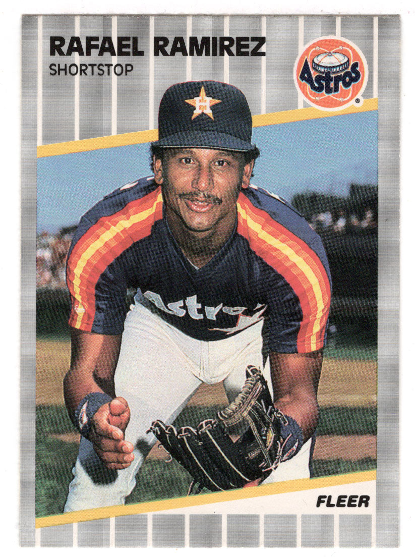 Rafael Ramirez - Houston Astros (MLB Baseball Card) 1989 Fleer # 365 Mint