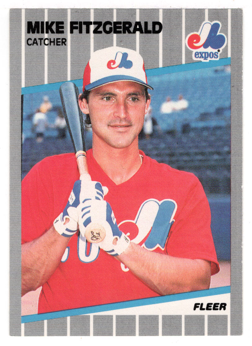 Mike R. Fitzgerald - Montreal Expos (MLB Baseball Card) 1989 Fleer # 374 Mint