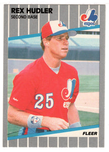 Rex Hudler - Montreal Expos (MLB Baseball Card) 1989 Fleer # 380 Mint