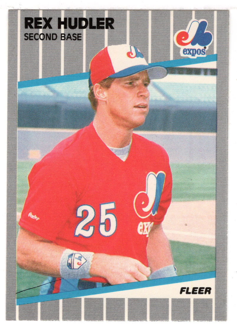 Rex Hudler - Montreal Expos (MLB Baseball Card) 1989 Fleer # 380 Mint