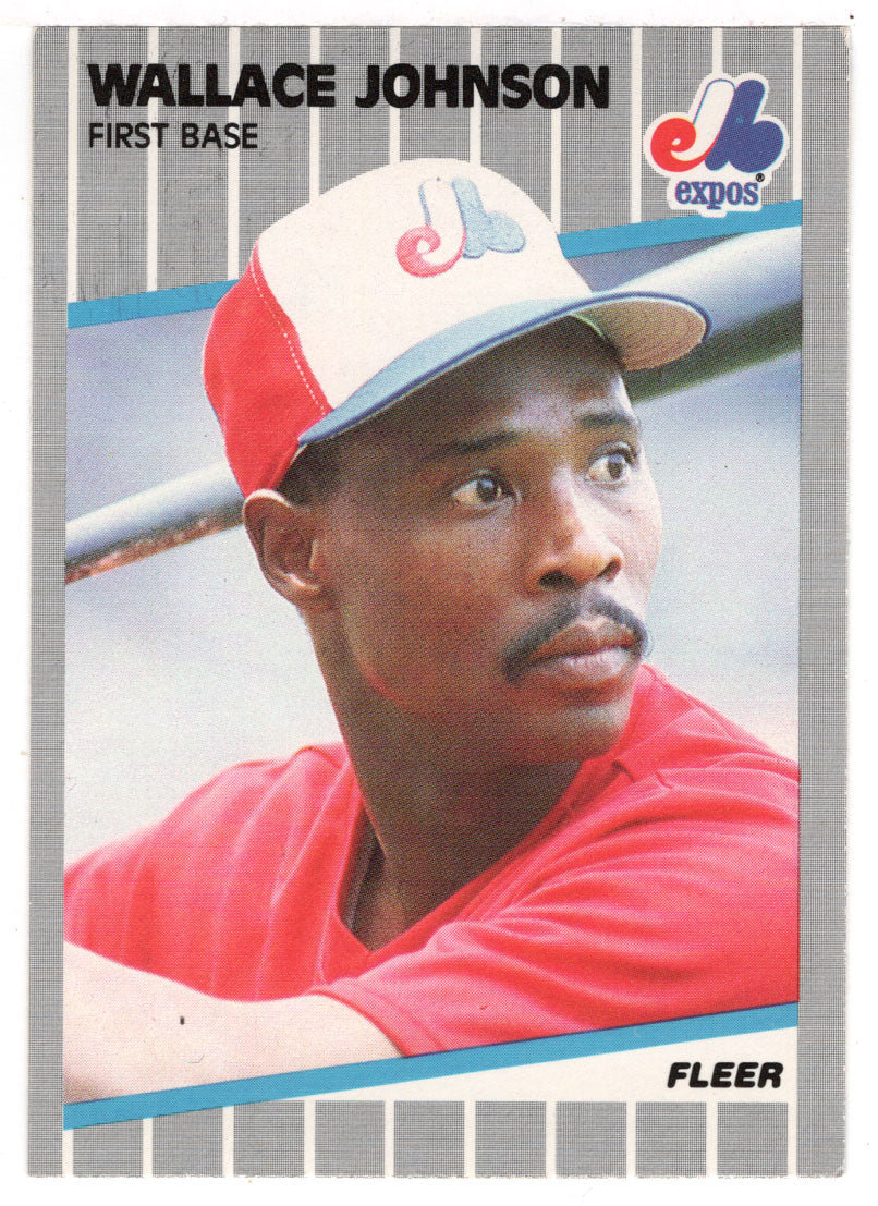 Wallace Johnson - Montreal Expos (MLB Baseball Card) 1989 Fleer # 382 Mint