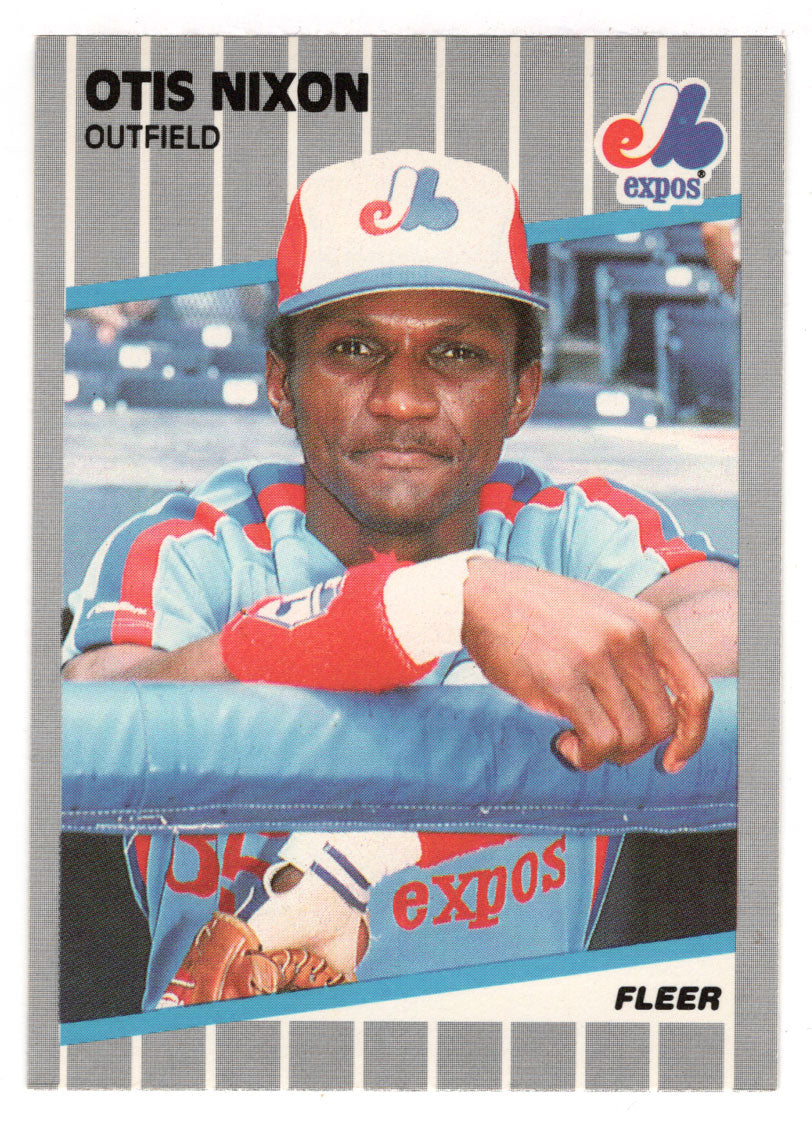 Otis Nixon - Montreal Expos (MLB Baseball Card) 1989 Fleer # 387 Mint