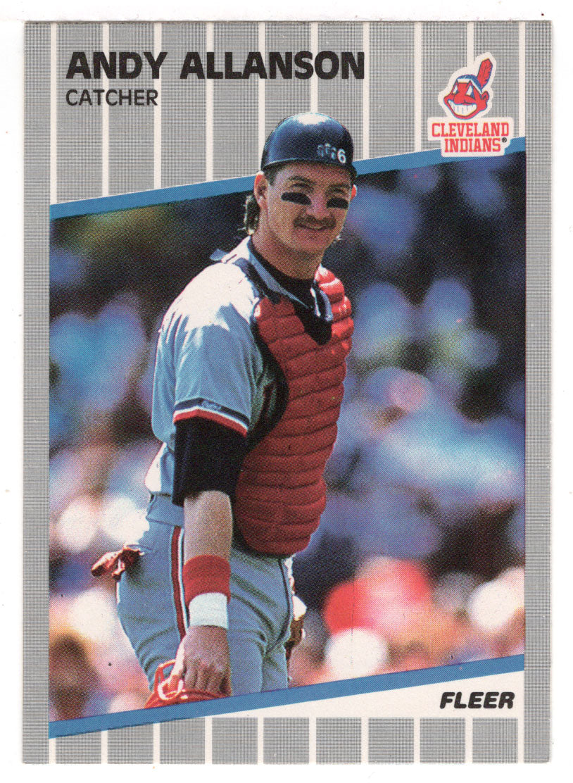 Andy Allanson - Cleveland Indians (MLB Baseball Card) 1989 Fleer # 396 Mint