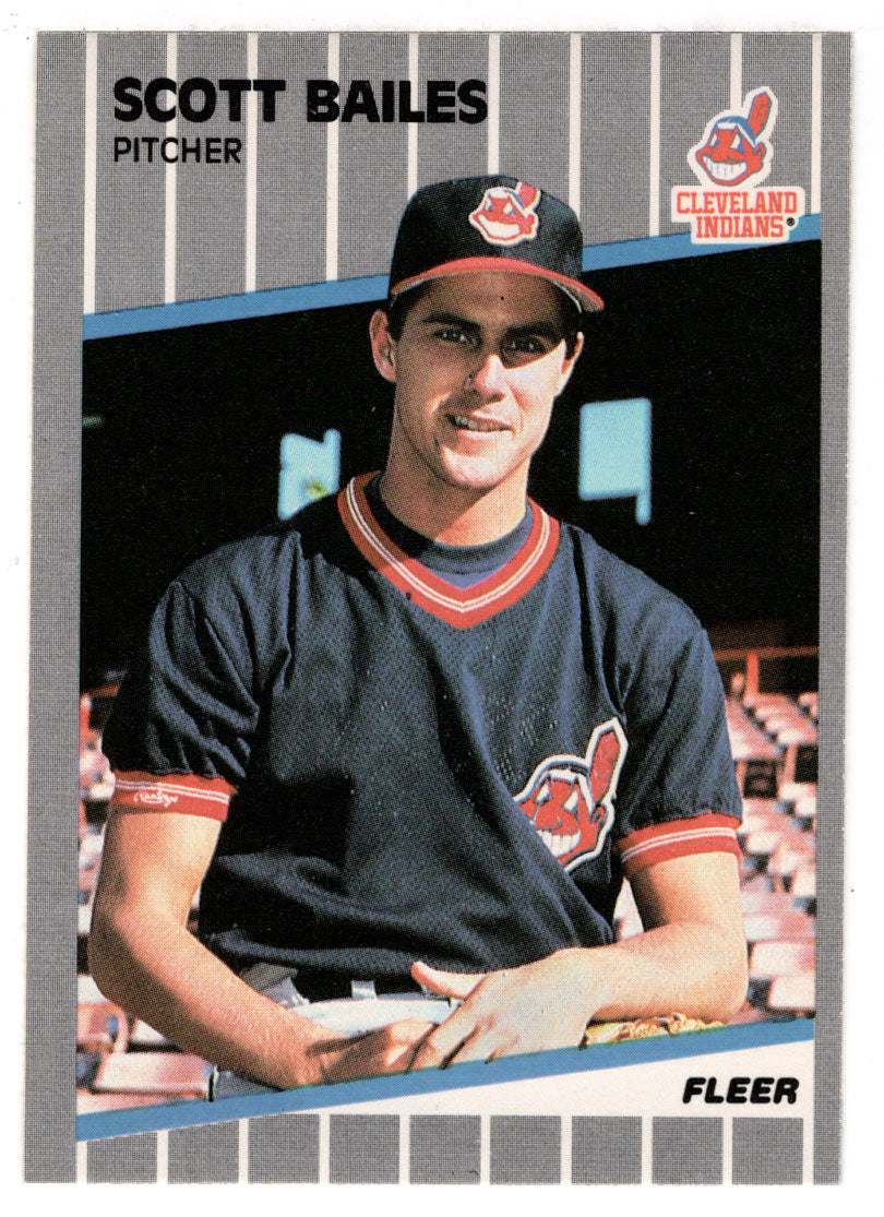 Scott Bailes - Cleveland Indians (MLB Baseball Card) 1989 Fleer # 398 Mint