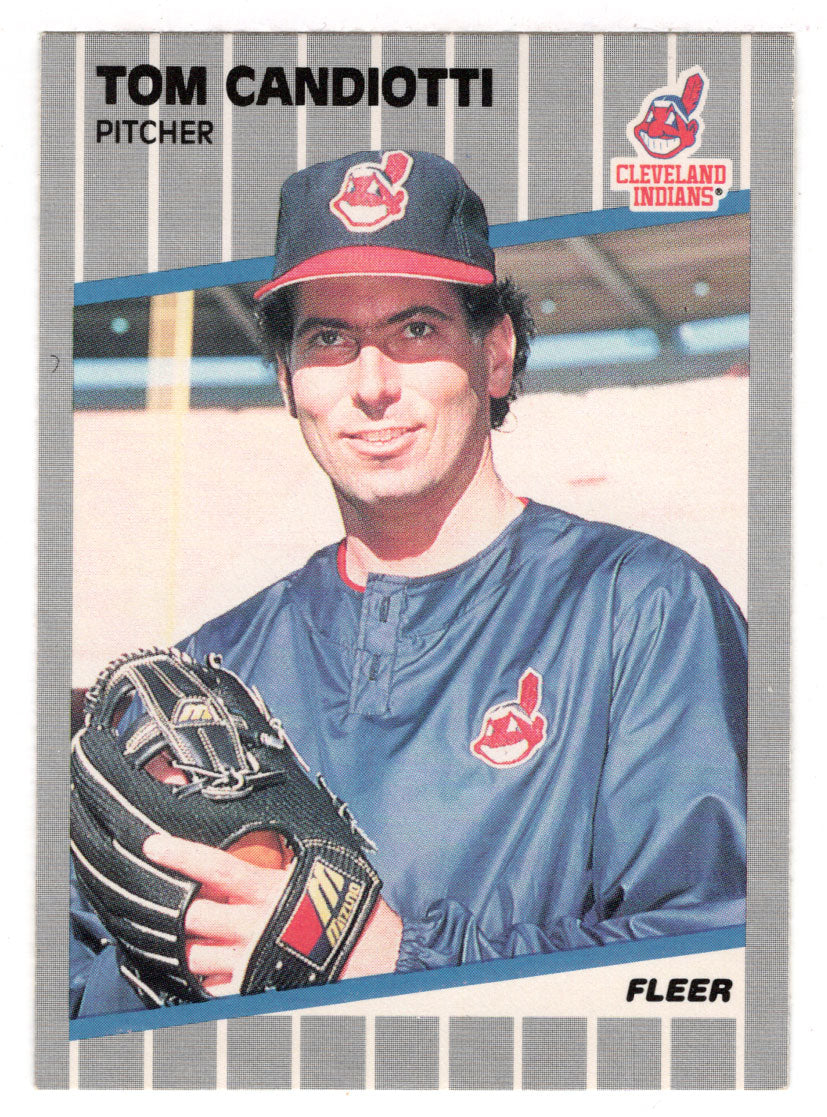 Tom Candiotti - Cleveland Indians (MLB Baseball Card) 1989 Fleer # 399 Mint