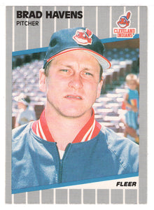 Brad Havens - Cleveland Indians (MLB Baseball Card) 1989 Fleer # 407 Mint