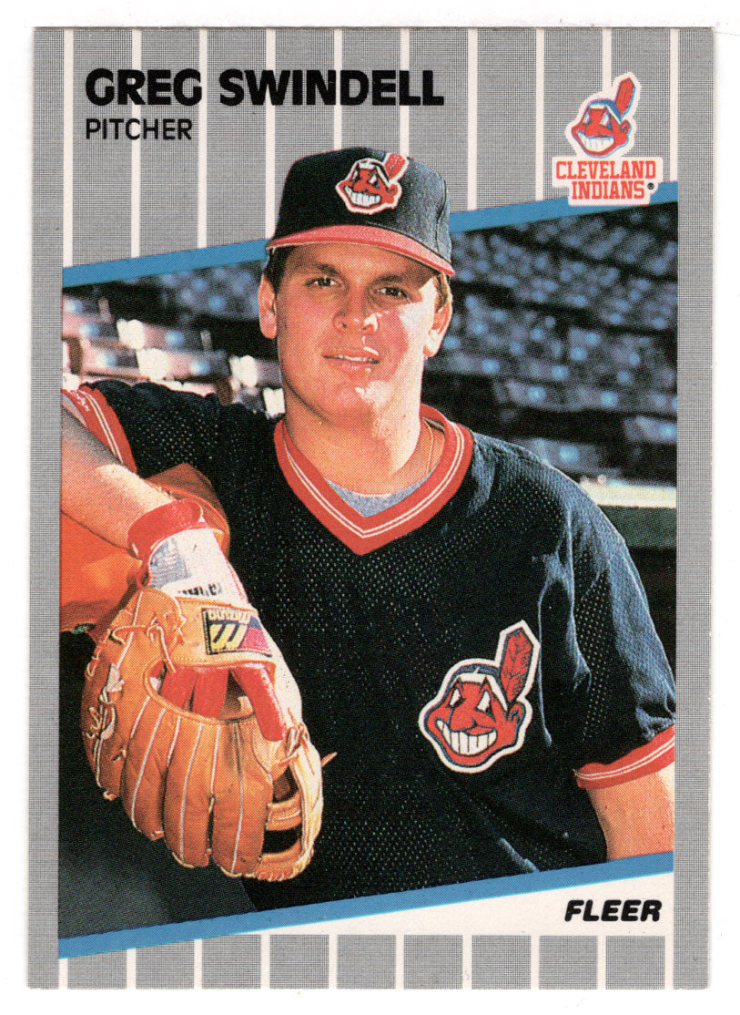 Greg Swindell - Cleveland Indians (MLB Baseball Card) 1989 Fleer # 413 Mint