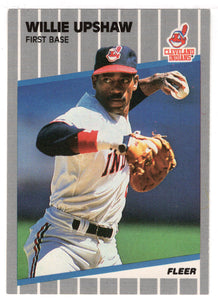Willie Upshaw - Cleveland Indians (MLB Baseball Card) 1989 Fleer # 415 Mint
