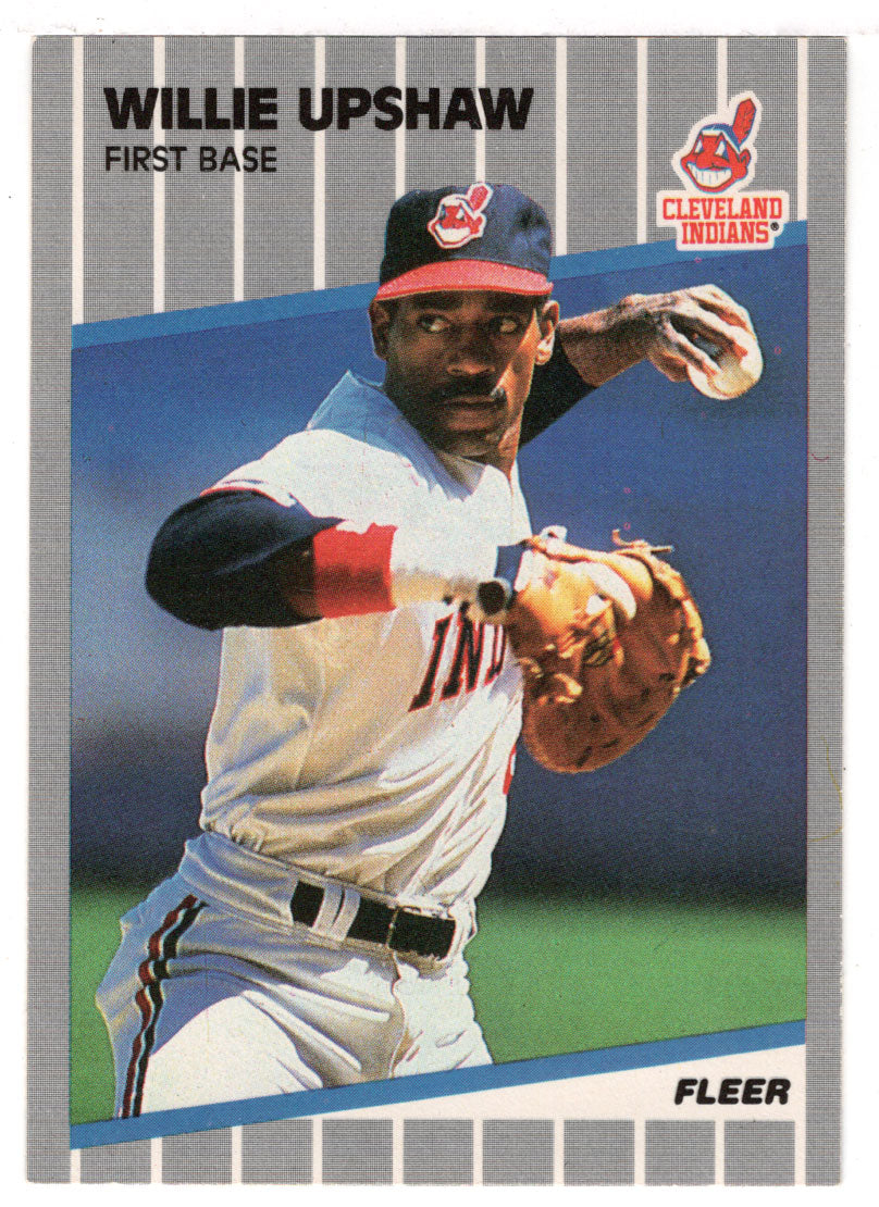 Willie Upshaw - Cleveland Indians (MLB Baseball Card) 1989 Fleer # 415 Mint