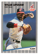 Willie Upshaw - Cleveland Indians (MLB Baseball Card) 1989 Fleer # 415 Mint