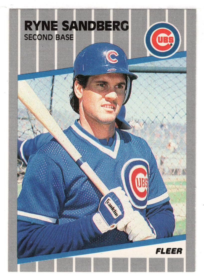 Ryne Sandberg - Chicago Cubs (MLB Baseball Card) 1989 Fleer # 437 Mint