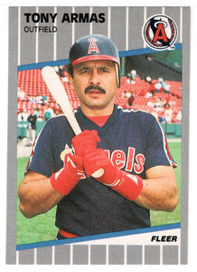 Tony Armas - California Angels (MLB Baseball Card) 1989 Fleer # 467 Mint