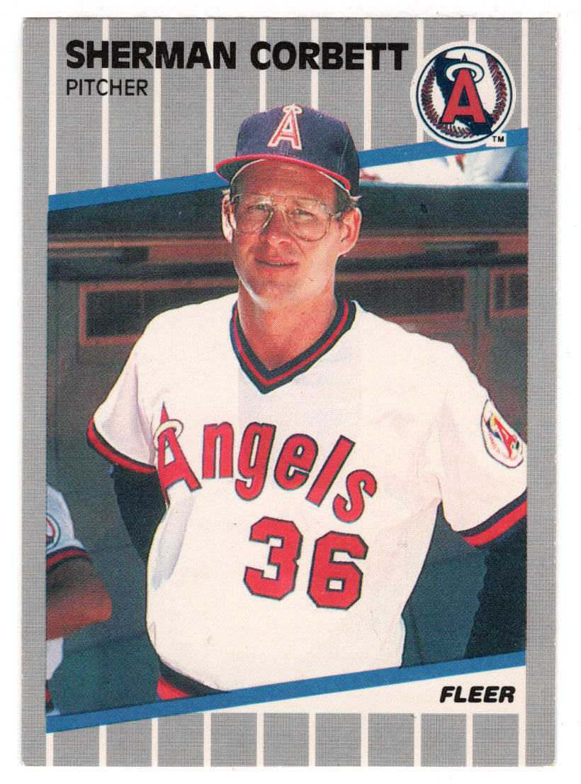 Sherman Corbett RC - California Angels (MLB Baseball Card) 1989 Fleer # 473 Mint