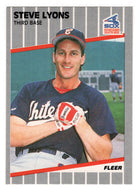 Steve Lyons - Chicago White Sox (MLB Baseball Card) 1989 Fleer # 502 Mint