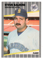 Steve Balboni - Seattle Mariners (MLB Baseball Card) 1989 Fleer # 538 Mint
