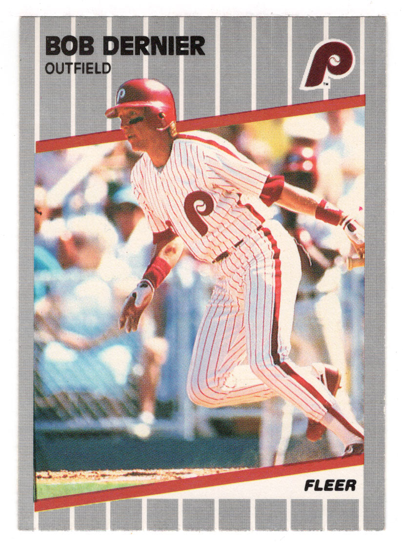 Bob Dernier - Philadelphia Phillies (MLB Baseball Card) 1989 Fleer # 565 Mint