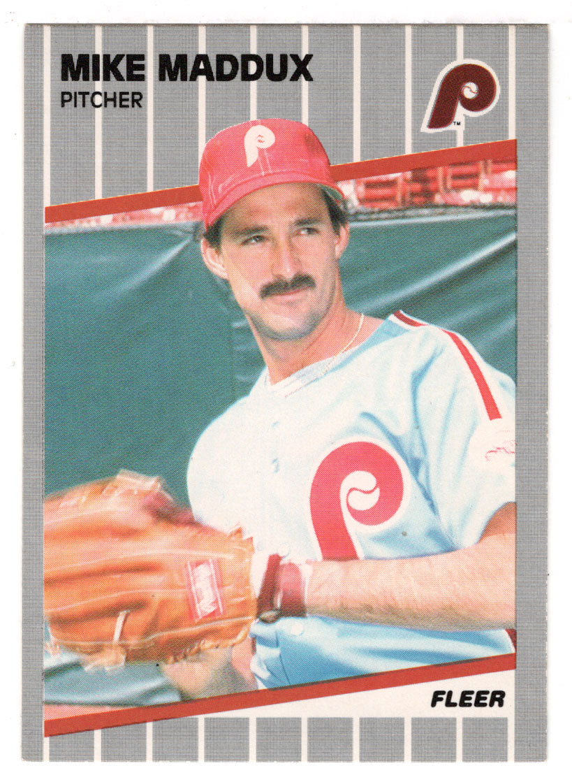 Mike Maddux - Philadelphia Phillies (MLB Baseball Card) 1989 Fleer # 576 Mint
