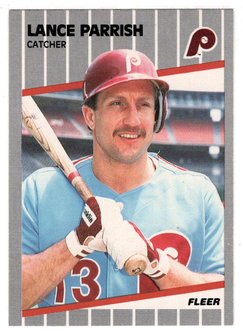 Lance Parrish - Philadelphia Phillies (MLB Baseball Card) 1989 Fleer # 578 Mint