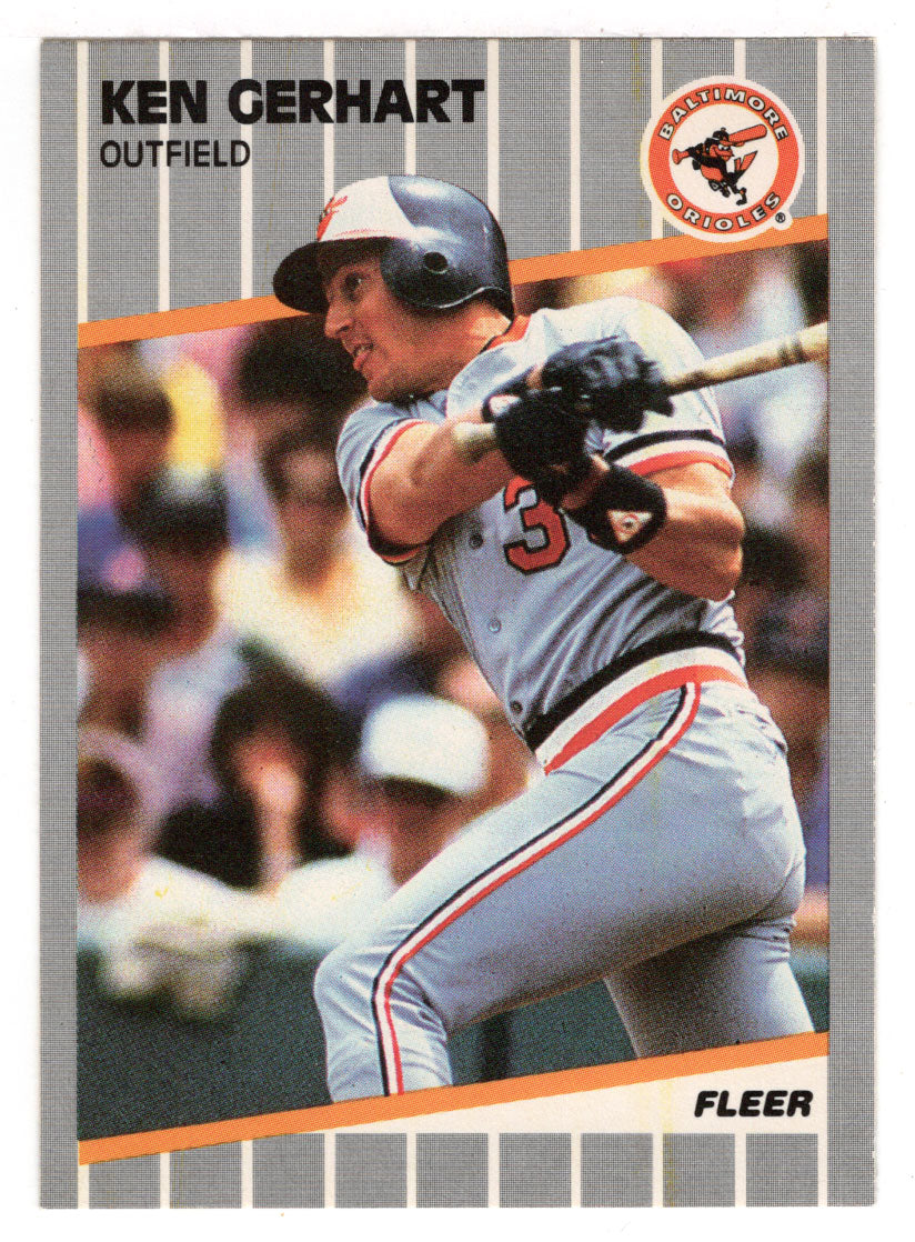 Ken Gerhart - Baltimore Orioles (MLB Baseball Card) 1989 Fleer # 609 Mint