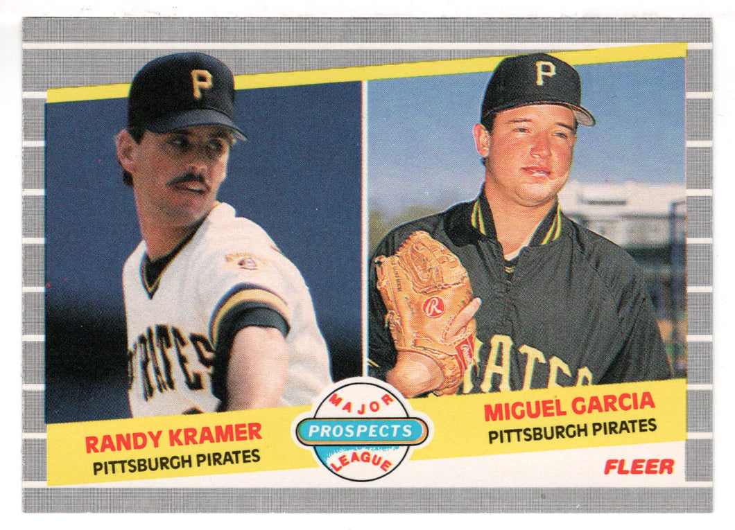 Randy Kramer - Miguel Garcia - Pittsburgh Pirates - Superstar Specials (MLB Baseball Card) 1989 Fleer # 647 Mint