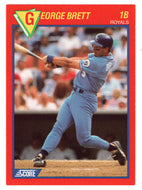 George Brett - Kansas City Royals (MLB Baseball Card) 1989 Score Hottest 100 Stars # 4 Mint