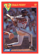 Gerald Perry - Atlanta Braves (MLB Baseball Card) 1989 Score Hottest 100 Stars # 20 Mint