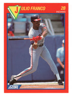 Julio Franco - Texas Rangers (MLB Baseball Card) 1989 Score Hottest 100 Stars # 36 Mint