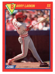 Barry Larkin - Cincinnati Reds (MLB Baseball Card) 1989 Score Hottest 100 Stars # 52 Mint