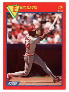 Eric Davis - Cincinnati Reds (MLB Baseball Card) 1989 Score Hottest 100 Stars # 58 Mint