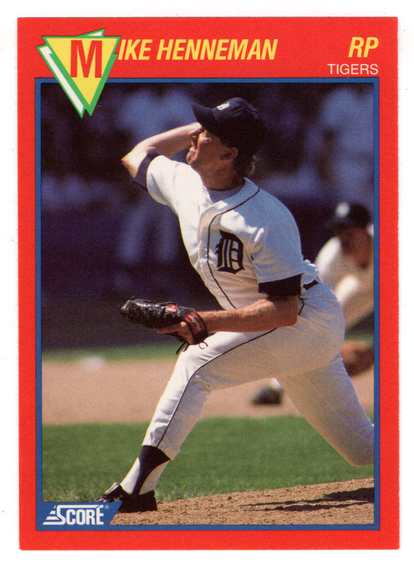 Mike Henneman - Detroit Tigers (MLB Baseball Card) 1989 Score Hottest 100 Stars # 59 Mint