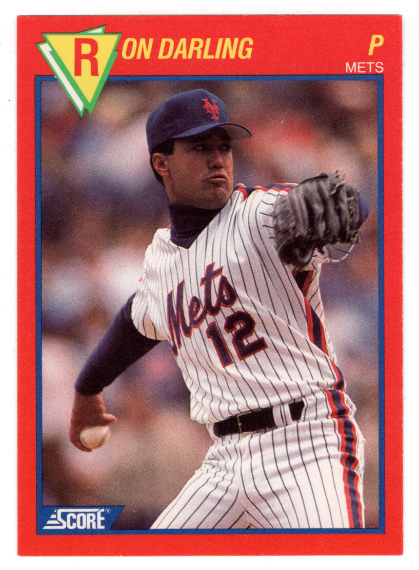 Ron Darling - New York Mets (MLB Baseball Card) 1989 Score Hottest 100 Stars # 71 Mint