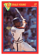 Gerald Young - Houston Astros (MLB Baseball Card) 1989 Score Hottest 100 Stars # 72 Mint