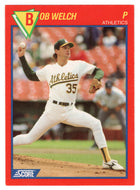 Bob Welch - Oakland Athletics (MLB Baseball Card) 1989 Score Hottest 100 Stars # 89 Mint