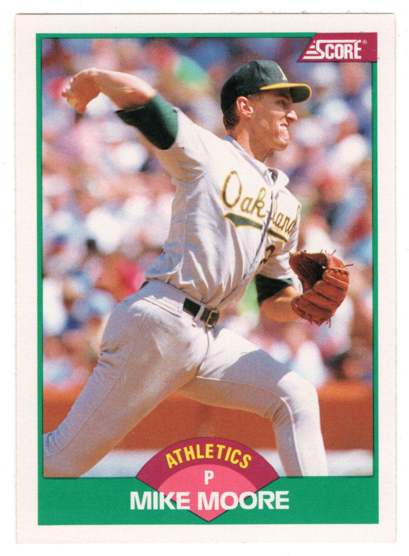 Mike Moore - Oakland Athletics (MLB Baseball Card) 1989 Score Rookie & Traded # 5 Mint