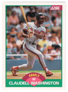 Claudell Washington - California Angels (MLB Baseball Card) 1989 Score Rookie & Traded # 10 Mint
