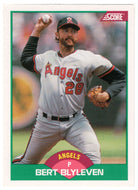Bert Blyleven - California Angels (MLB Baseball Card) 1989 Score Rookie & Traded # 17 Mint