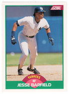 Jesse Barfield - New York Yankees (MLB Baseball Card) 1989 Score Rookie & Traded # 22 Mint