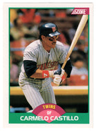 Carmelo Castillo - Minnesota Twins (MLB Baseball Card) 1989 Score Rookie & Traded # 23 Mint