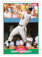 Terry Kennedy - San Francisco Giants (MLB Baseball Card) 1989 Score Rookie & Traded # 30 Mint