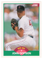 John Dopson - Boston Red Sox (MLB Baseball Card) 1989 Score Rookie & Traded # 40 Mint