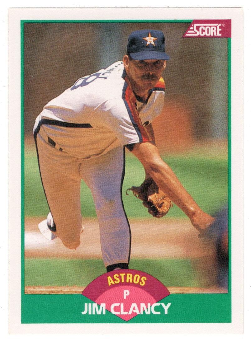 Jim Clancy - Houston Astros (MLB Baseball Card) 1989 Score Rookie & Traded # 42 Mint