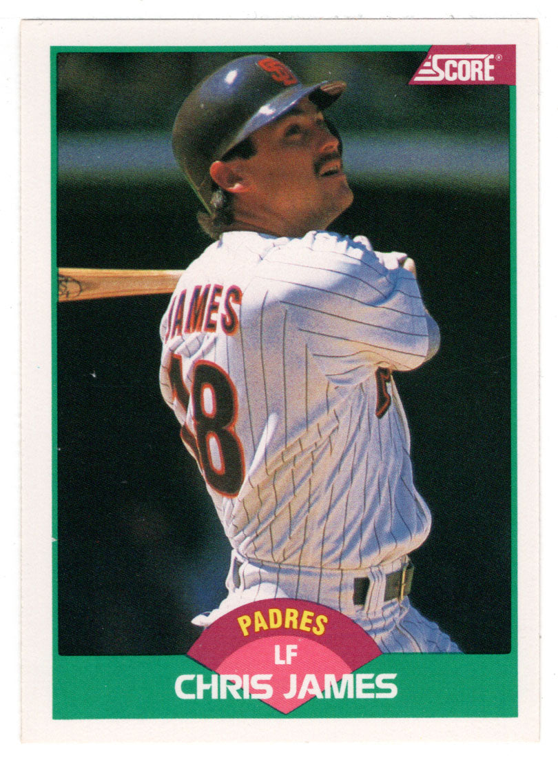 Chris James - San Diego Padres (MLB Baseball Card) 1989 Score Rookie & Traded # 46 Mint
